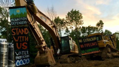 Mountain Valley Pipeline Protest Ends in Arrest