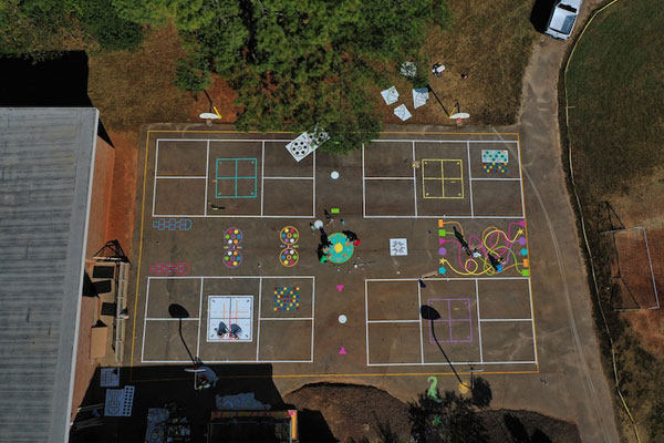 NC Elementary School Unveils New Outdoor-Learning and Play Space